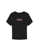The Micro Rib Baby Tee - Black - EVERCORE - Center Chest - Printed - Full Color
