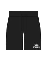The Mens Active Short  - Black - Gladden Gains - Left Leg - Printed - White