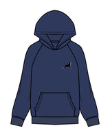 The Mens Hoodie - Cobalt - Updog Yoga - Left Chest - Back Center - "WhatsUpDog" - Printed - Full Color