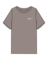 The Mens Heavyweight Tee - Washed Gray - Lagree Fit Studio - Left Chest - Back Center - Printed - Bone