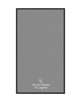 The Gym Towel - Grey - CORE REFORM - Bottom Center "not Pilates" Logo - Embroidered - White