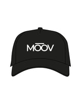 The Trucker Hat - Black - Moov Seattle - Center Crown - Embroidered - Puff - White