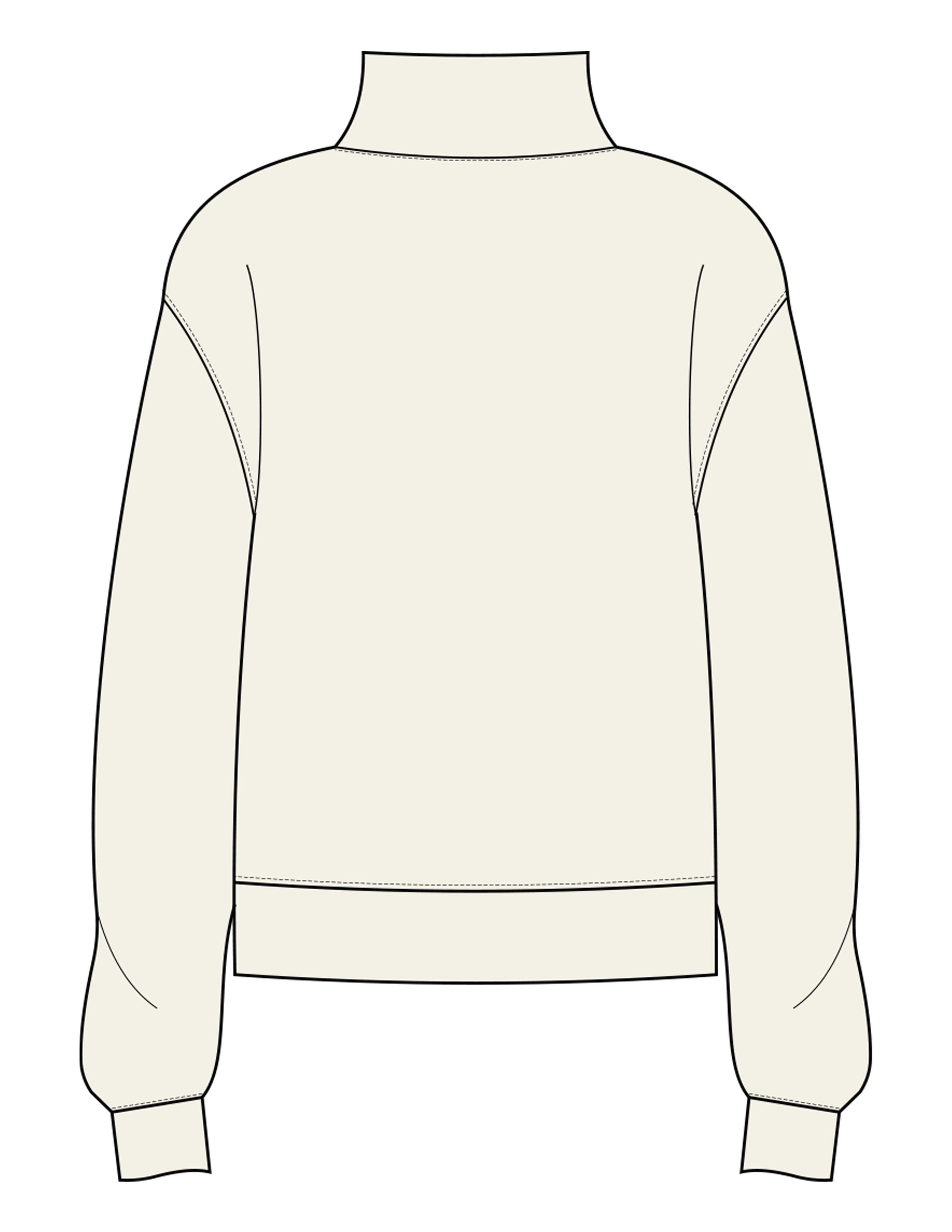 The Womens 1/4 Zip - Off White - Skulpt Lagree - Left Chest - Printed - Black