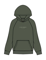 The Mens Hoodie - Cypress - Lucky Penny - Center Chest Stacked - Embroidered - Light Pistachio
