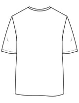 The Womens Oversized Tee - White - OCWC - Chest Stacked - Printed - Green