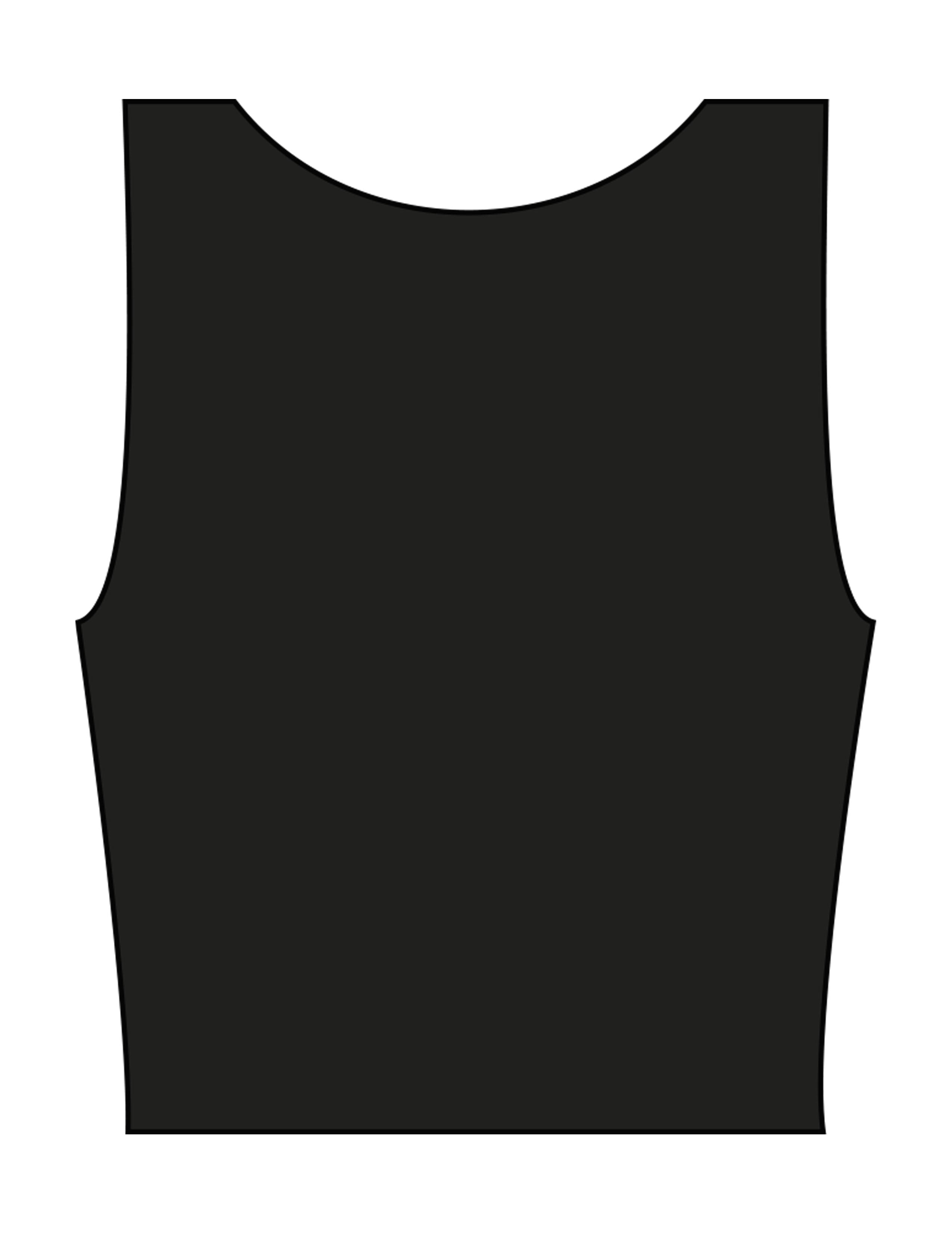 The Square Neck Tank - Black - Activate House - Center Chest - Printed - White