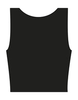 The Square Neck Tank - Black - Activate House - Center Chest - Printed - White