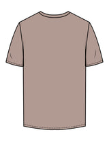 The Mens Tee - Mushroom - Game Changer - Chest Stacked - Printed - Taupe