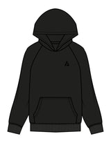 The Mens Hoodie - Black - ALTORA - Left Chest Icon & Center Back - Printed - Black