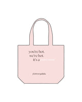 The Tote Bag - Light Pink - Platinum Pilates - Full Front - Printed - Full Color