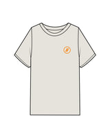 The Mens Heavyweight Tee - Washed Bone - Blenders - Left Chest & Back "AUSTIN" - Printed - Full Color