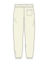 The Womens Sweatpants - Butter - Sense Pilates - Left Leg Stacked - Embroidered - Green