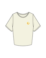 The Crop Tee - Butter - Scorch Fitness - Left chest & Back Bottom Right - Embroidered - Full Color