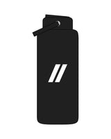 The Wide Mouth Water Bottle - Black - Blenders - Center Body - Printed - White
