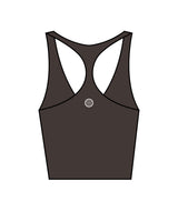 The Racer Tank - Cafe - Bodicore - Center Chest & Back Center - White