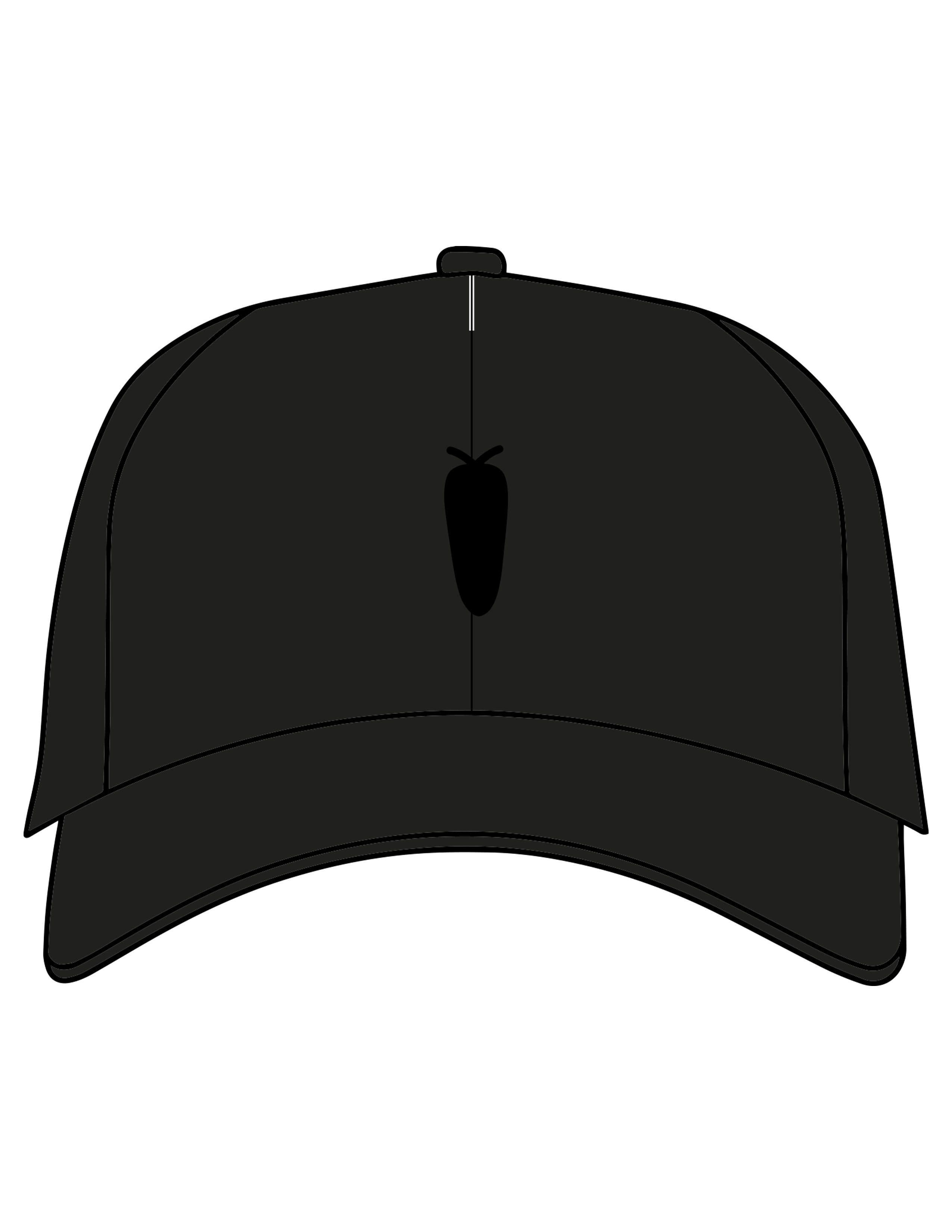 The Performance Hat - Black - BlueCarrot - Center Crown - Embroidered - Tone on Tone