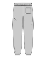 The Mens Sweatpants - Storm - HiLo - Left Leg Bottom - Printed - Charcoal