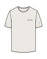 The Mens Tee - Bone - Luma Wellness - Left Chest - "LUMA" Logo - Printed - Tone on Tone