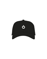 The Dad Hat - Black - Powerhouse Fitness - Center Crown & Back Panel - Embroidered - White