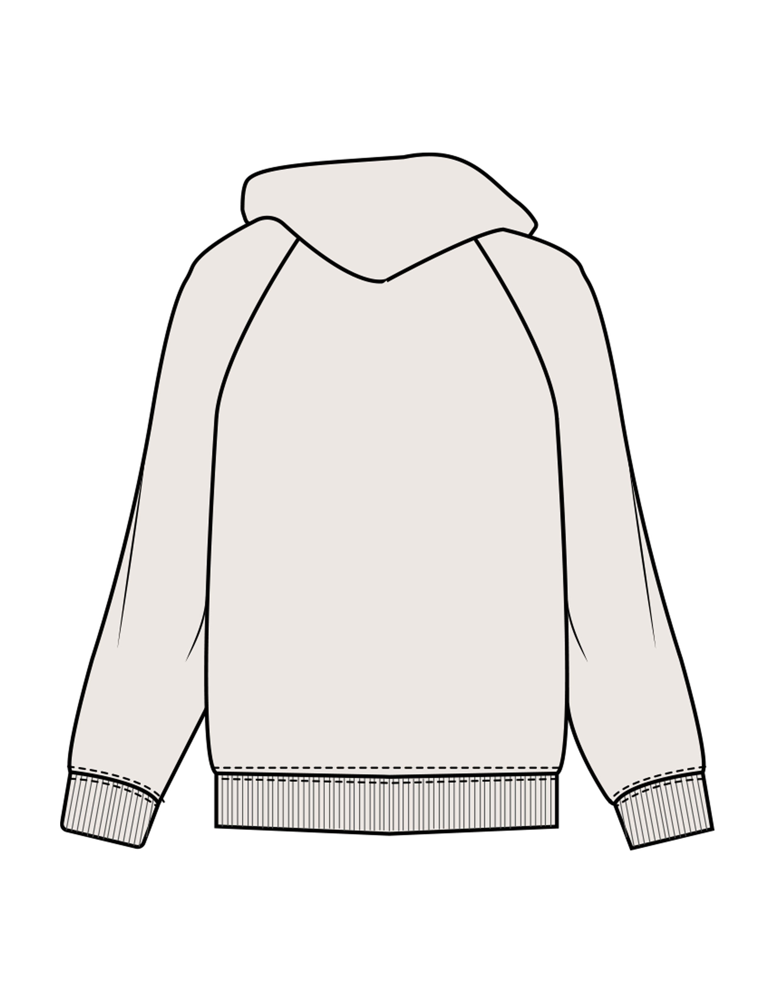 The Mens Hoodie - Bone - Lucky Penny - Center Chest - Embroidered - Tone on Tone