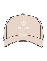 The Dad Hat - Stone - Sultivate - Center Chest Stacked - EMB - White