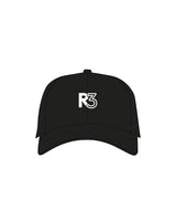 The Dad Hat - Black - REVITY3 - Front Center R3 - White
