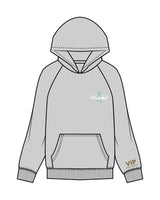 The Womens Hoodie - Storm - White House - Left Chest & Left Wrist - Back Stacked - Printed - Full Color