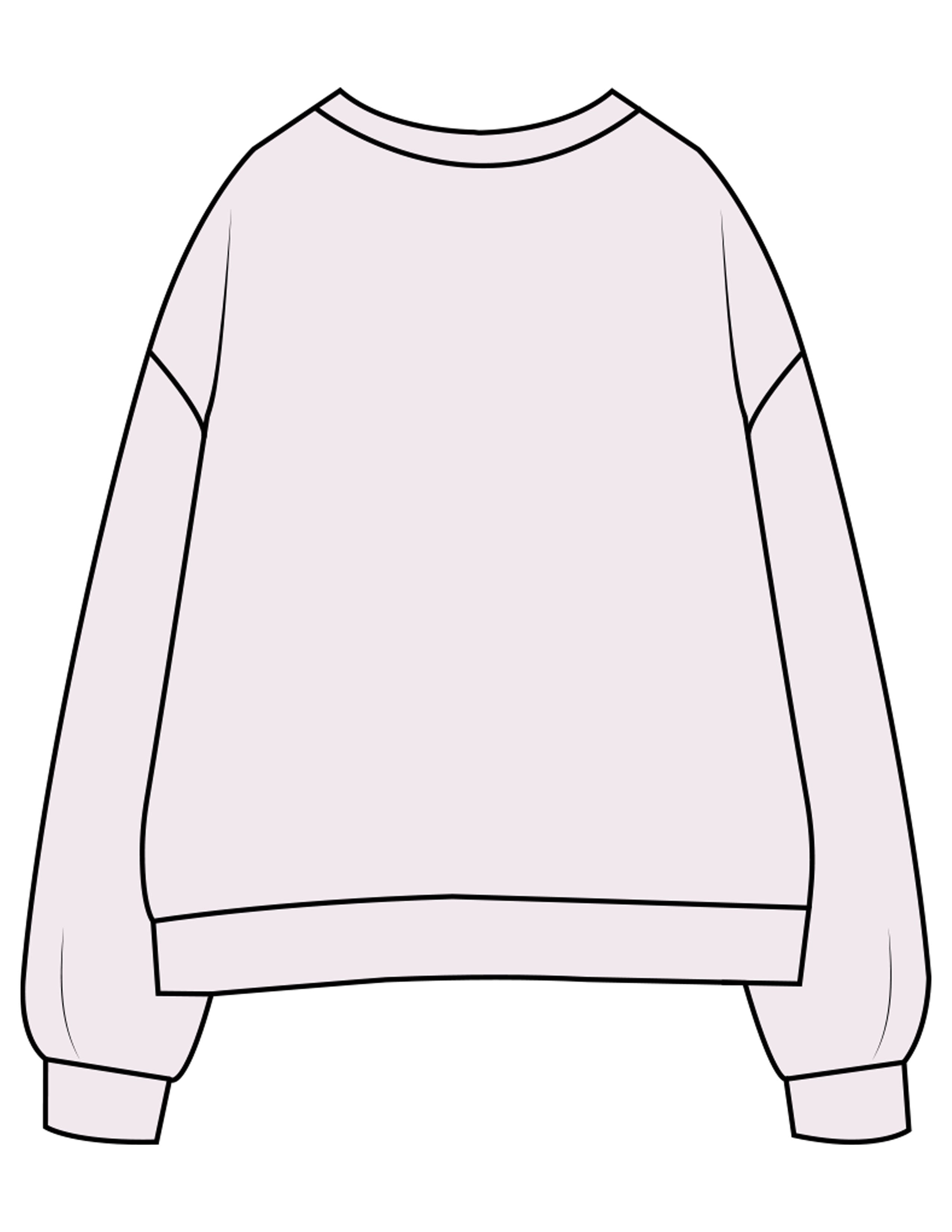 The Womens Crewneck - Orchid - SOUL YOGA - Left Chest - Embroidered - Tone on Tone