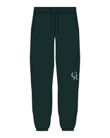 The Mens Classic Sweatpants - Pine Green - Core Reform - Left Leg "CR" - Printed - White