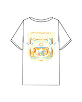 The Mens Heavyweight Tee - White - Blenders - Left Chest & Back "AUSTIN" - Printed - Full Color