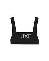 The Box Cut Bra - Black - Lagree Luxe - Center Chest - Printed - White