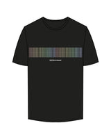 The Mens Tee - Black - Instaphysiques - Center Chest Stacked - Full Color