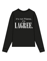 THE MENS HEAVYWEIGHT LONG SLEEVE - Black - Studio 205 - Left Chest "205" & Back Stacked - Printed - White