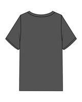 The Mens Heavyweight Tee - Coal Stone - Odyssey Performance - Center Chest Stacked - Printed - White