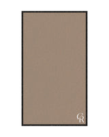 The Gym Towel - Tan - CORE REFORM - Bottom Left Corner CR Logo - Embroidered - White