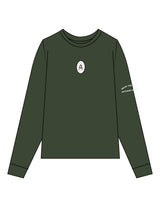 The Unisex Midweight Long Sleeve - Hemp - Activate House - Center Chest Oval & Left Sleeve - Printed - Full Color