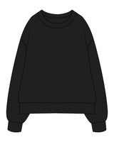 The Mens Heavyweight Hoodie - Black - Pulse 712 - Full Back - Printed - Full Color