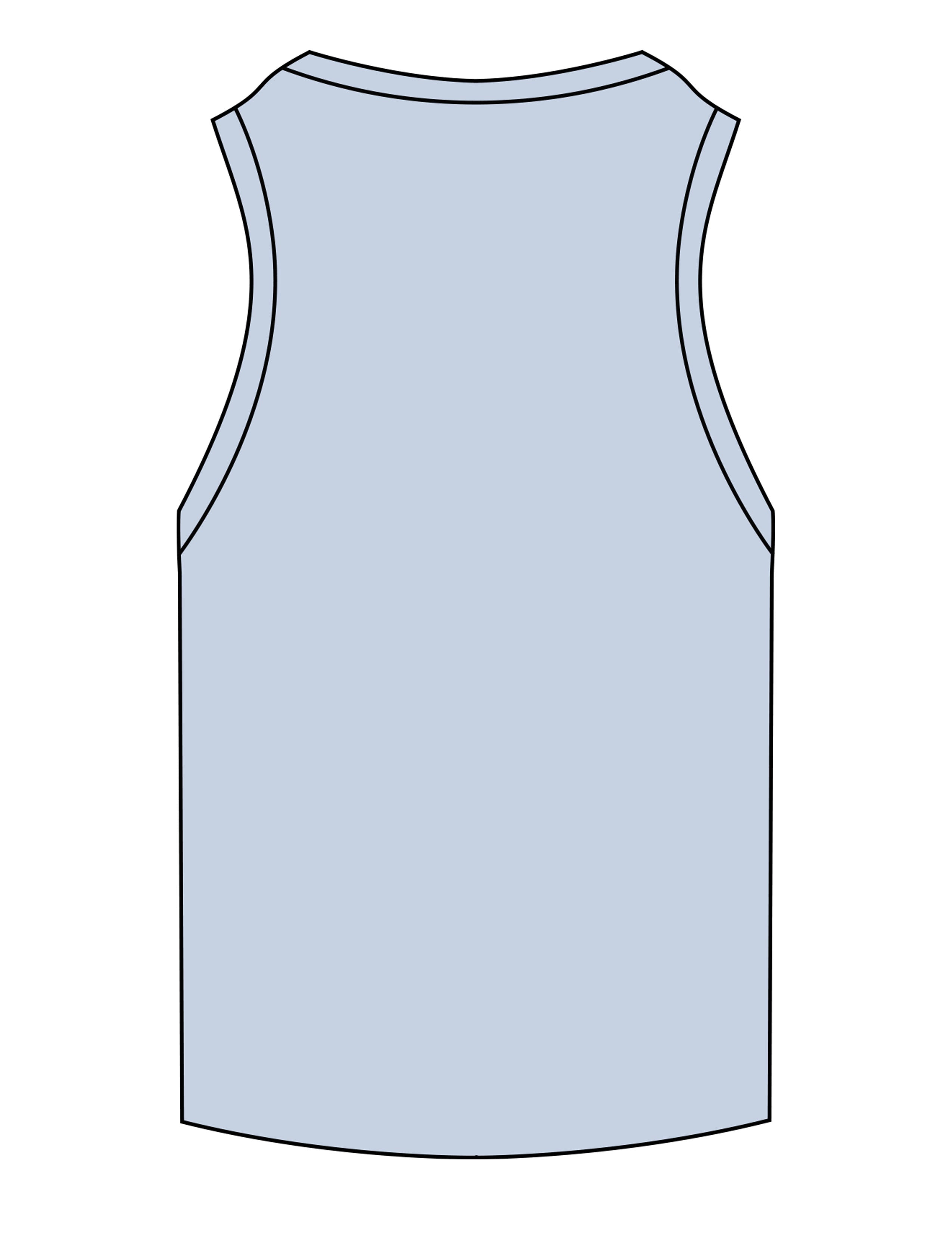 The Ribbed Full Length Tank - Powder - Barnes. The Label - Center Chest - EMB - Sand