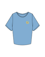 The Crop Tee - Carolina - Scorch Fitness - Left Chest & Back Bottom Right - Embroidered - Full Color