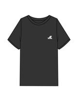 The Mens Heavyweight Tee - Washed Black - JL Marketing - Left Chest & Back Image - Printed - White