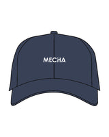 The Dad Hat - Navy - MECHA - Center & Back Center - White