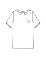 The Mens Heavyweight Tee - White - Blenders - Left Chest & Back "AUSTIN" - Printed - Full Color