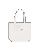 The Tote Bag - Natural - Platinum Pilates - Full Front - Printed - Full Color