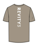 The Mens Tee - Eucalyptus - REVITY3 - Left Chest & Back Center - White
