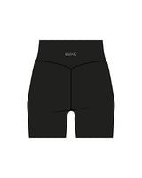 The Basic Short - Black - Lagree Luxe - Back Waistline - Printed - White