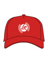 The 5 Panel Trucker Hat - Red - Lagree Red - Center Crown - Printed - White