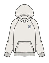 The Mens Hoodie - Bone - The Hive - Left Chest & Back Stacked - Printed - Puff - Navy
