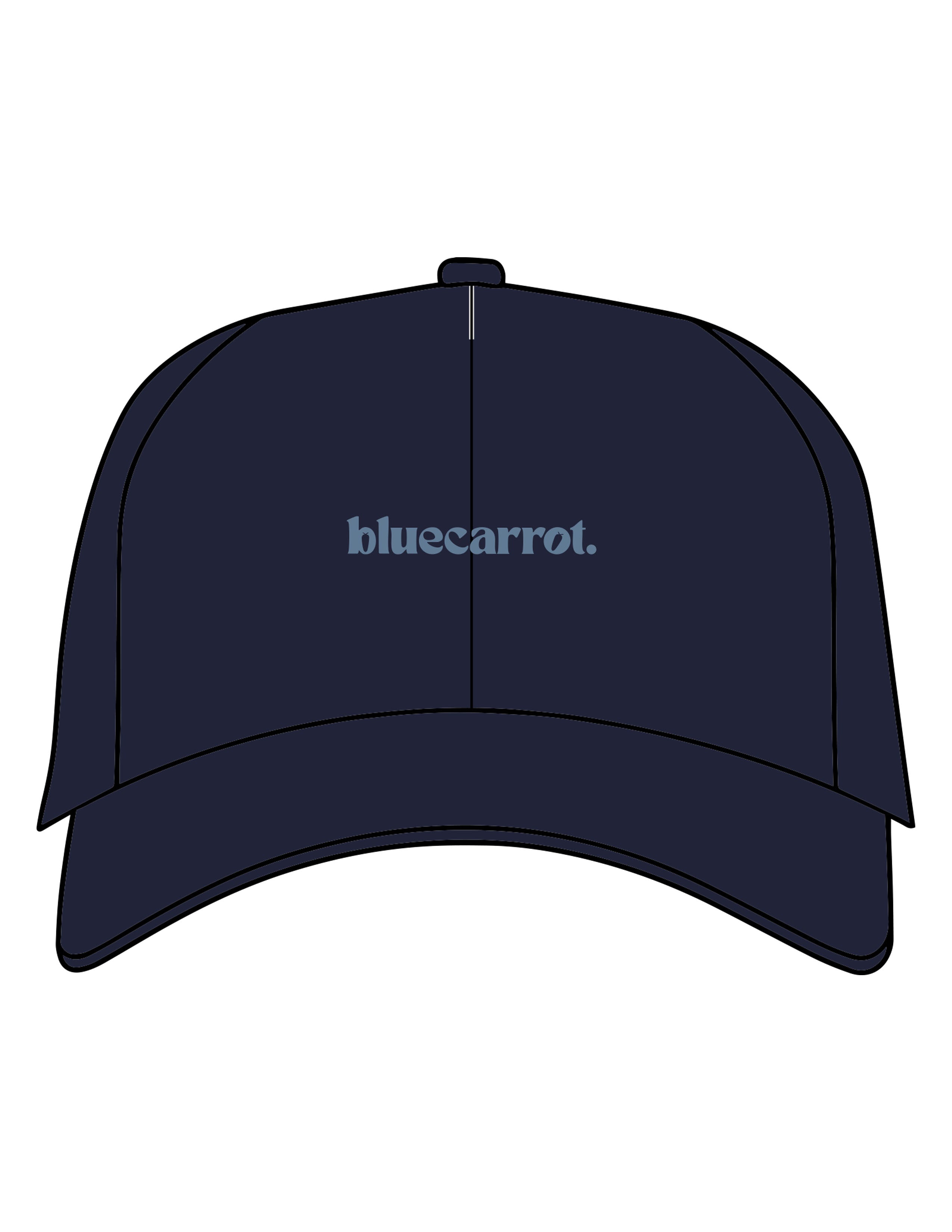 The Dad Hat - Navy - BlueCarrot - Center Crown - Embroidered - Blue