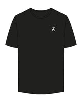 The Mens Tee - Black - Reform Studios - Left Chest & Back Vertical - Printed - White