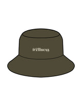 The Bucket Hat - Army - SWS - Center Crown - Embroidered - Cream